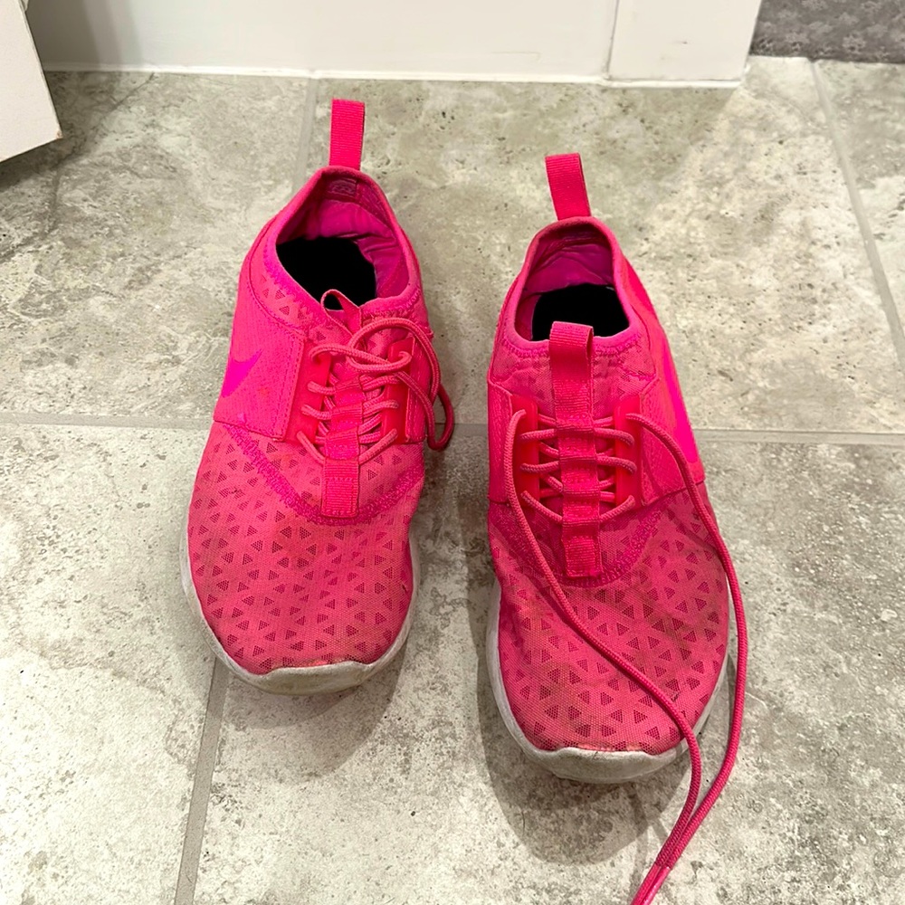 neon Nike sneakers